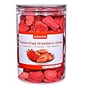 SODGHYTR Freeze Dried Strawberries Slices 5.29oz/150g,Fruits Snack & Dessert Topping,Dry Strawberry Crisps, Yummy Dehydrated Strawberries,for Yogurt