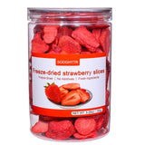SODGHYTR Freeze Dried Strawberries Slices 5.29oz/150g,Fruits Snack & Dessert Topping,Dry Strawberry Crisps, Yummy Dehydrated Strawberries,for Yogurt