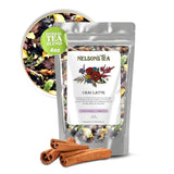 Nelson's Tea - Chai Latte (Caffeine Free) - Honeybush, cinnamon, cardamom seeds, clove, ginger root, allspice, cardamom pods, toasted coconut