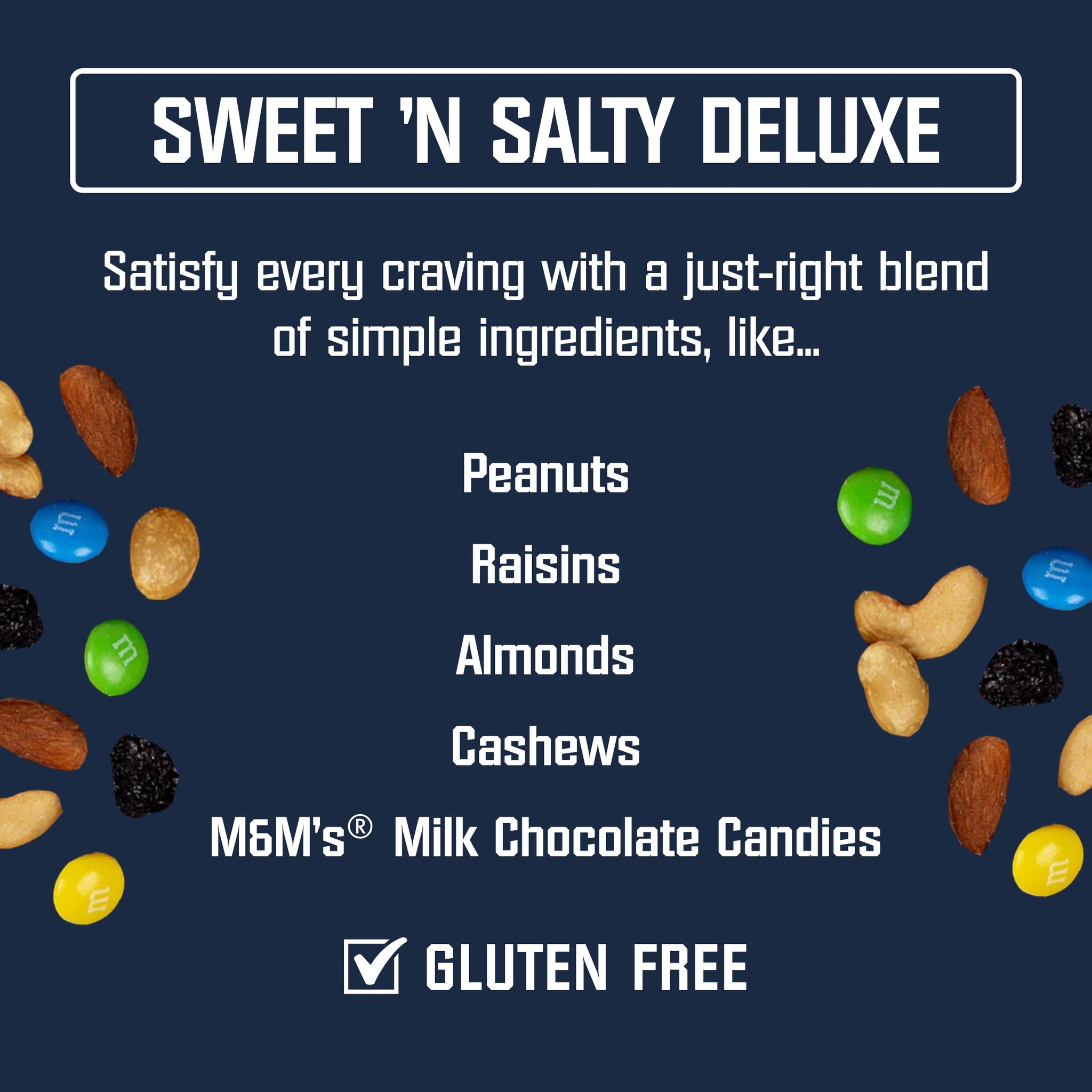 Kar’s Nuts Sweet ‘N Salty Deluxe Trail Mix, 1.5 oz - Grab & Go Bags, Individual Snack Packs (Pack of 18), Gluten-Free Trail Mix Snack