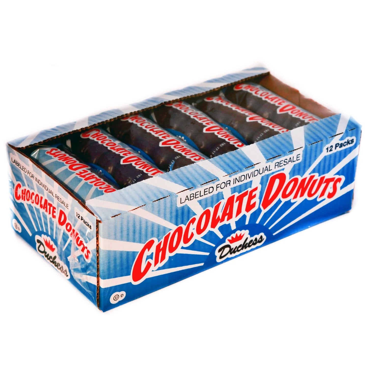Duchess Mini Chocolate Donuts - 12/36 oz.