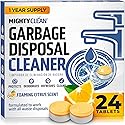 Garbage Disposal Cleaner And Deodorizer Tablets 24 Pack - 1 Year Supply Kitchen Sink Cleaner And Deodorizer, Septic Safe Foaming clean, Lemon Scent