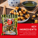 Shirakiku Norimaki Arare Mate - Crispy Japanese Rice Cracker | Glutinous Rice, Soy Sauce and Seaweed | Low Carb Rice Cracker Snacks, Seaweed Flavor 16