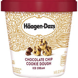 Haagen-Dazs, Chocolate Chip Cookie Dough Ice Cream, 14 oz (Frozen)
