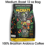 Bones Coffee Company Jamaican Me Crazy, Vanilla Caramel Flavored Coffee, Medium Roast Low Acid Arabica Beans Compatible with Auto drip and French
