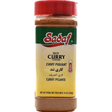 Sadaf Curry Powder Hot - Curry Powder for Cooking & Food Seasoning - Kosher - 10 oz Bottle with Shaker Top