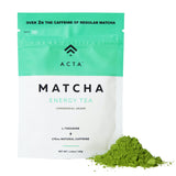 ACTA Matcha Energy Tea 40g, High Caffeine (170mg) Blend for Increased Focus & Clarity, Perfect Coffee Alternative Made with Ceremonial Grade Matcha