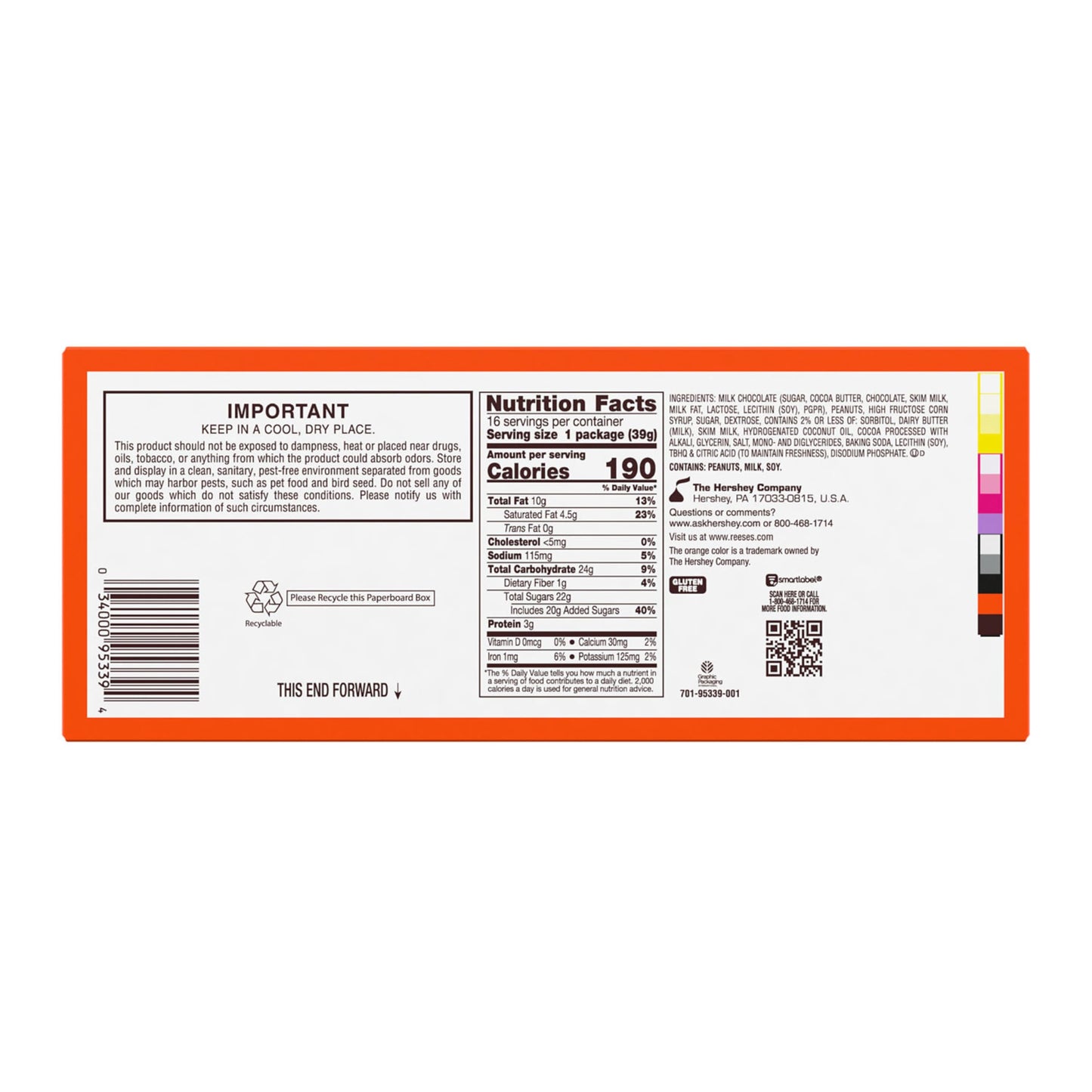 REESE'S Big Cup Chocolate Lava Milk Chocolate Peanut Butter Cups, Candy Packs, 1.4 oz (16 Count)