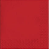 Creative Converting Touch of Color 2-Ply Paper Lunch Napkins, 50-Count, Classic Red