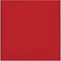 Creative Converting Touch of Color 2-Ply Paper Lunch Napkins, 50-Count, Classic Red