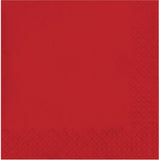 Creative Converting Touch of Color 2-Ply Paper Lunch Napkins, 50-Count, Classic Red