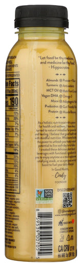 Remedy Organics, Beverage Golden Mind Organic, 12 Fl Oz
