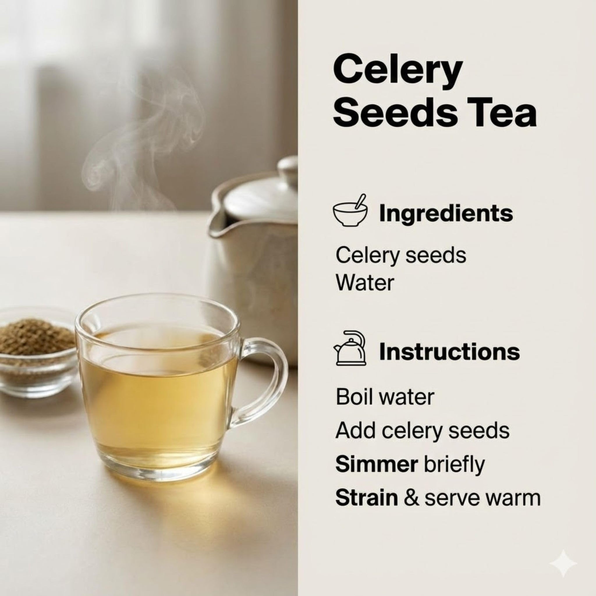 SPICY PANTRY Celery Seeds 4 oz - Whole, Aromatic Spice for Pickling, Salad, Dressings, Soups and Spice Blend - Bold Earthy Flavor, Antioxidant-Rich