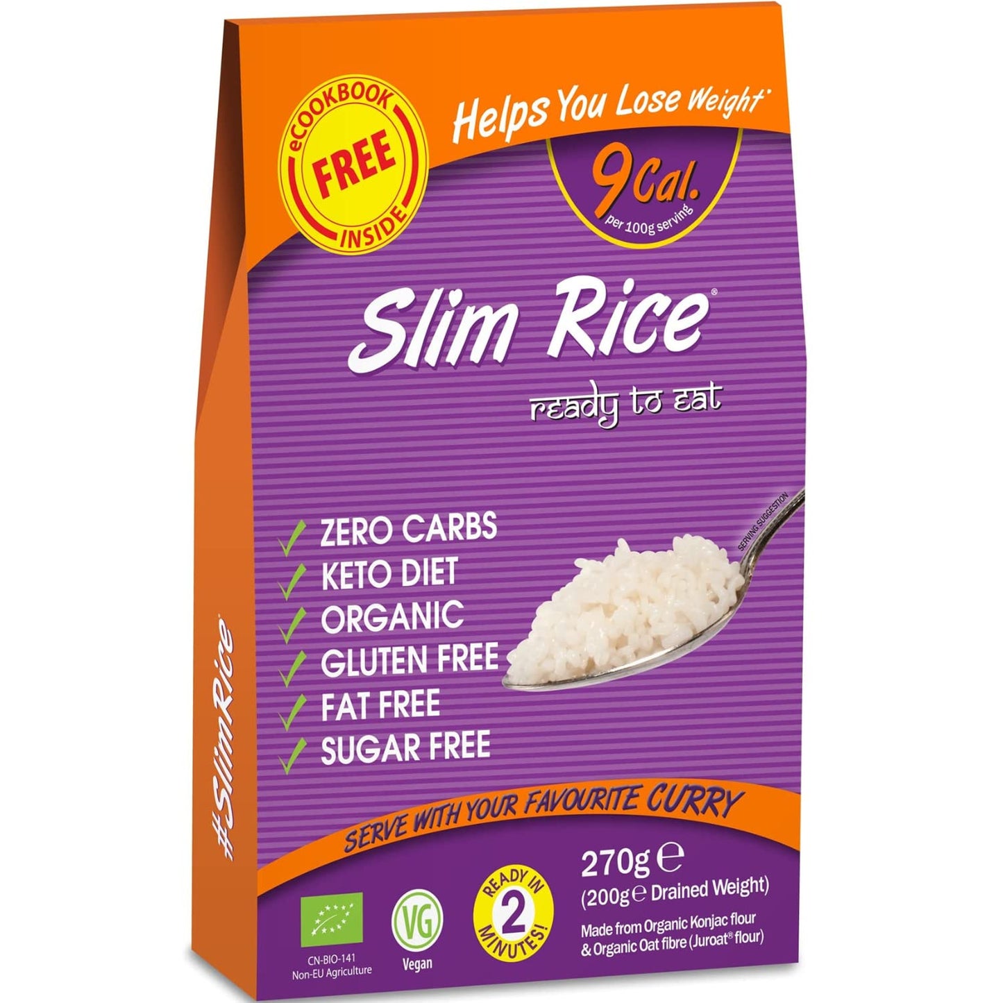 Eat Water Slim Noodles, Fettucine, Penne, Spaghetti, Lasagne & Rice 200g (2 of Each)