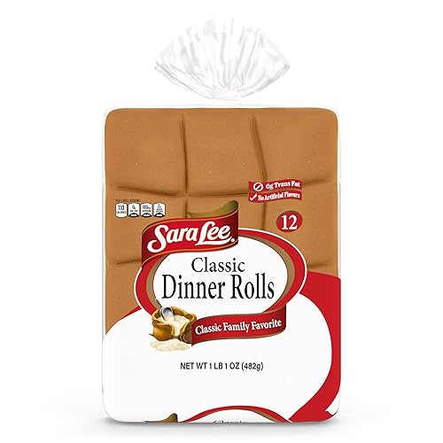 Sara Lee Classic Dinner Rolls, White, Soft and Smooth, 12 ct 17 oz