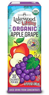 LAKEWOOD Organic Apple Grape Juice 8ct, 54 FZ