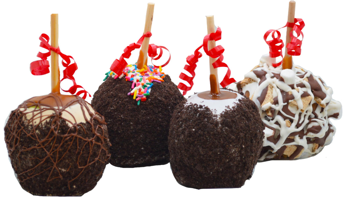 US Sweets Caramel Apples - Caramel Granny Smith Apples | Delicious Gift | Handmade in Small Batches | Guaranteed to Arrive Fresh (Tiger Cookie