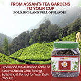 Darsam Masala Chai - 8.8oz (250g) | Premium Assam Black Tea with Cardamom, Cinnamon, Cloves, Ginger & Black Pepper | Freshness Locked in Airtight PET