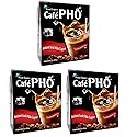 Cafe Pho Vietnamese 3in1 Instant Coffee Mix, Iced Milk Coffee, Cafe Sua Da, Single Serve Coffee Packets, Box of 9 Sachets, Pack of 3