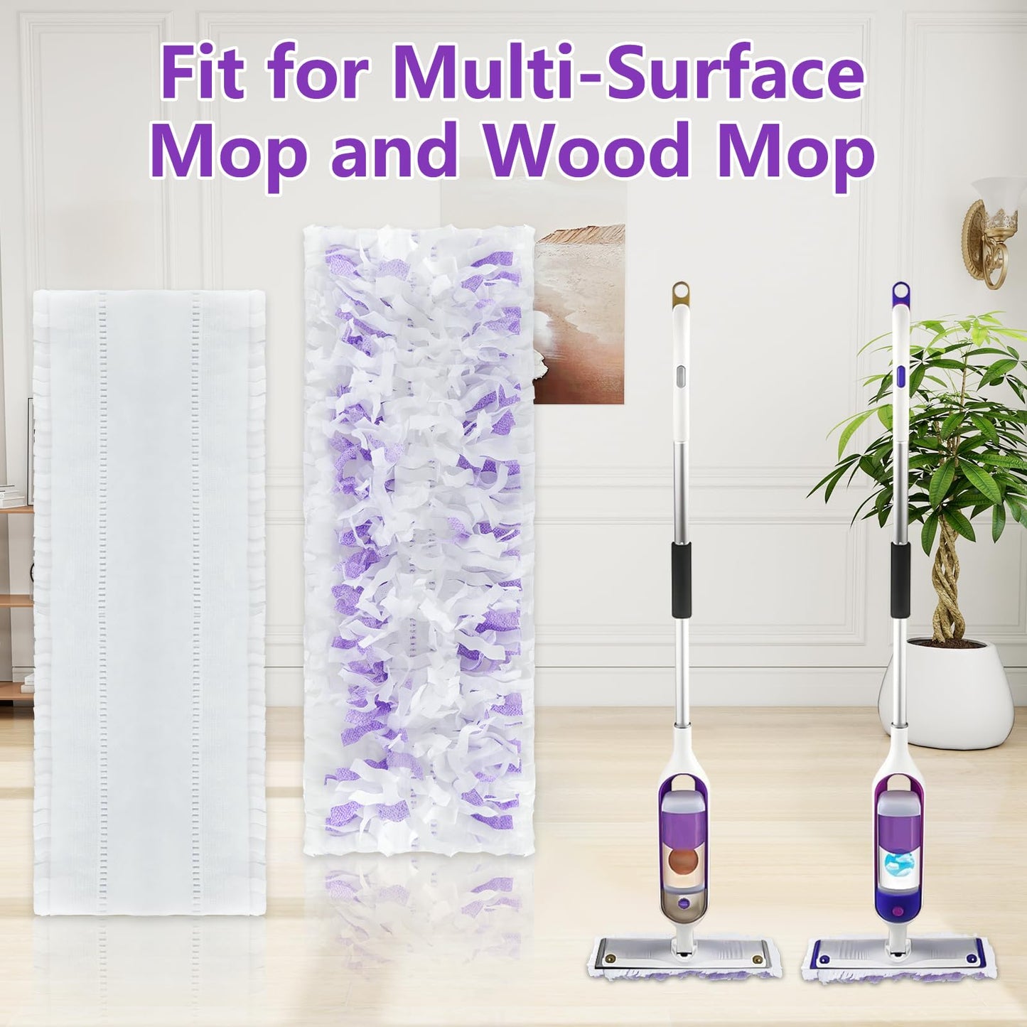 20P Swiffer mop Replacement Pads. Compatible with Swiffer Power Mop. Vacuum-Packed Disposable mop Pads. Suitable for Multiple Surfaces. Suitable