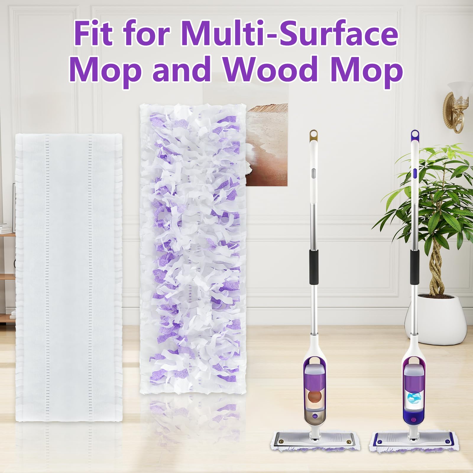 20P Swiffer mop Replacement Pads. Compatible with Swiffer Power Mop. Vacuum-Packed Disposable mop Pads. Suitable for Multiple Surfaces. Suitable