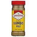 Louisiana Fish Fry Gumbo File 1.125oz (Pack of 1) - Authentic Louisiana-Style Gumbo Thickener - Made From Dried Sassafras Leaves