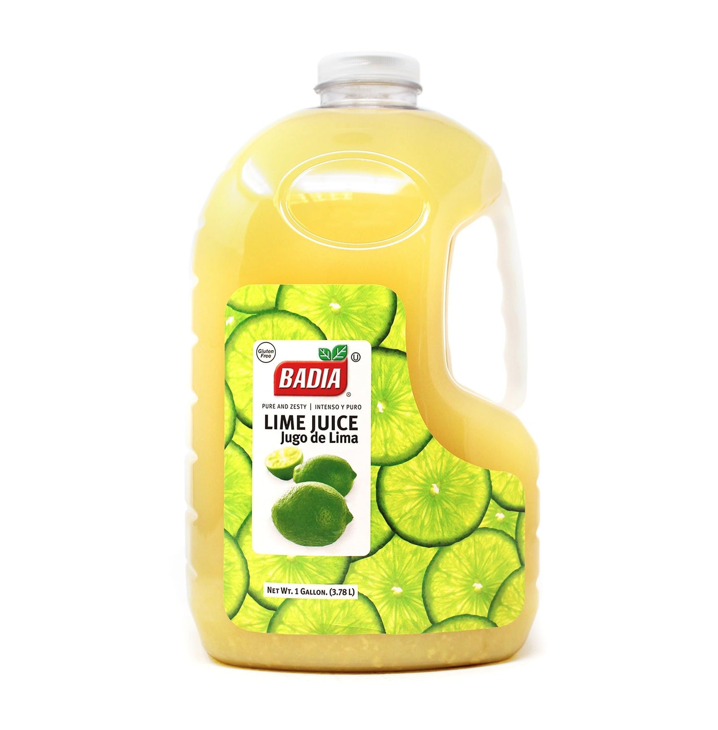 Badia Lime Juice 128 fl oz - Tangy Citrus Flavor from Real Limes, for Cooking, Cocktails, Dressings, Marinades & Beverages