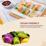 52USA Square Rice Paper 3 Pack 102 Sheets, Spring Roll Wrapper & Dumpling
