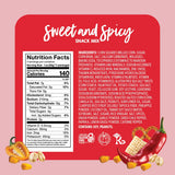 Goodie Girl Sweet & Spicy Snack Mix - 3 Pack, 4oz Bags - Gluten Free Snack Party Mix - No HFCS, Colors or Artificial Preservatives - Contains Peanuts