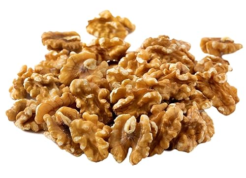NUTS U.S. - California Raw Walnuts (No Shell) - Fresh Chandler Variety with a Mild, Buttery Crunch - A Delicious Source of Protein, Fiber & Omega-3