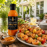 Pineapple Kitchen Pineapple Grilling Sauce, Gourmet Tropical Marinade, Glaze and Dipping Sauce for Chicken, Shrimp, Pork and Vegetables, 16 oz