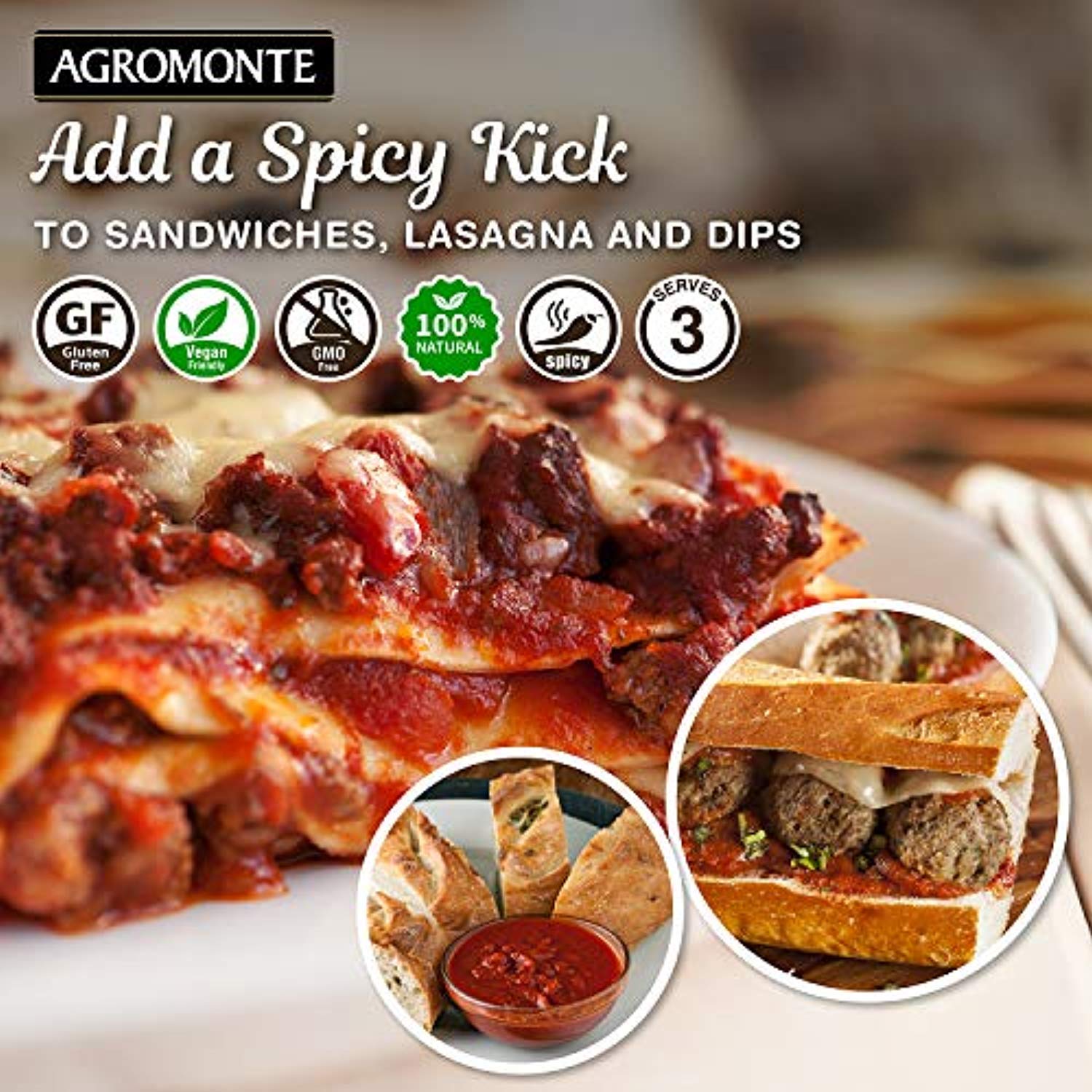 Agromonte Authentic Italian Cherry Tomato Pasta Sauce with Hot Peppers - Taste of Italy Gourmet Foodie and Chef Gift - Ready to Use, Certified Kosher