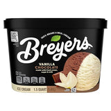 Breyers Ice Cream For a Delicious Frozen Dessert Vanilla Chocolate Made with 100% Grade A Milk & Cream 48 oz