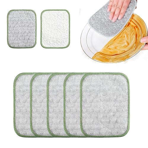 2025 New Multipurpose Wire Dishwashing Rags, Non-Scratch Wire Dishcloth, Reusable Wire Dishwashing Rags for Wet and Dry, for Kitchen, Sinks, Pots