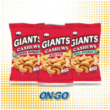 GIANTS Dill Pickle Flavored Cashews, (8-4 oz. Bags)