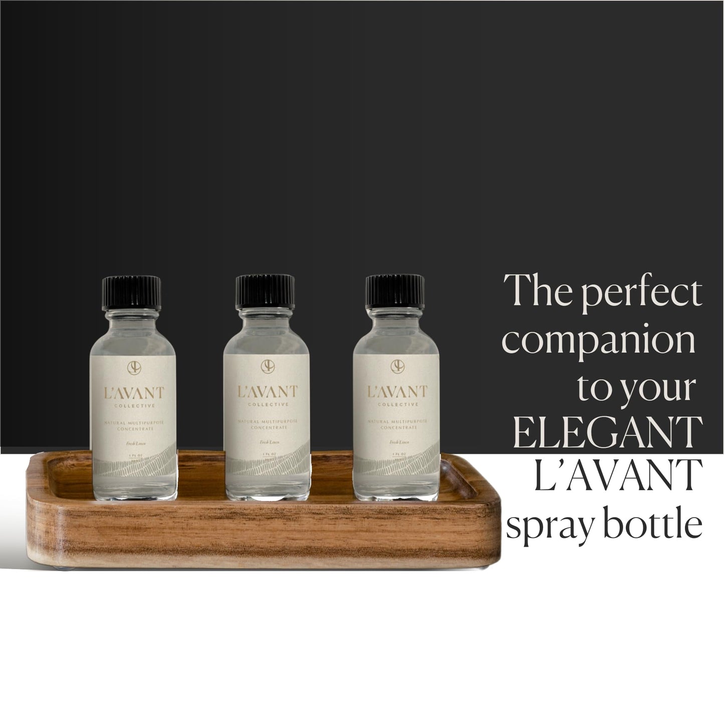 L'AVANT Collective Luxury Multipurpose Surface Cleaner Concentrate | All Purpose Cleaning Spray Refill, Plant-Based & Non-Toxic | Makes 48 Fl Oz, EPA