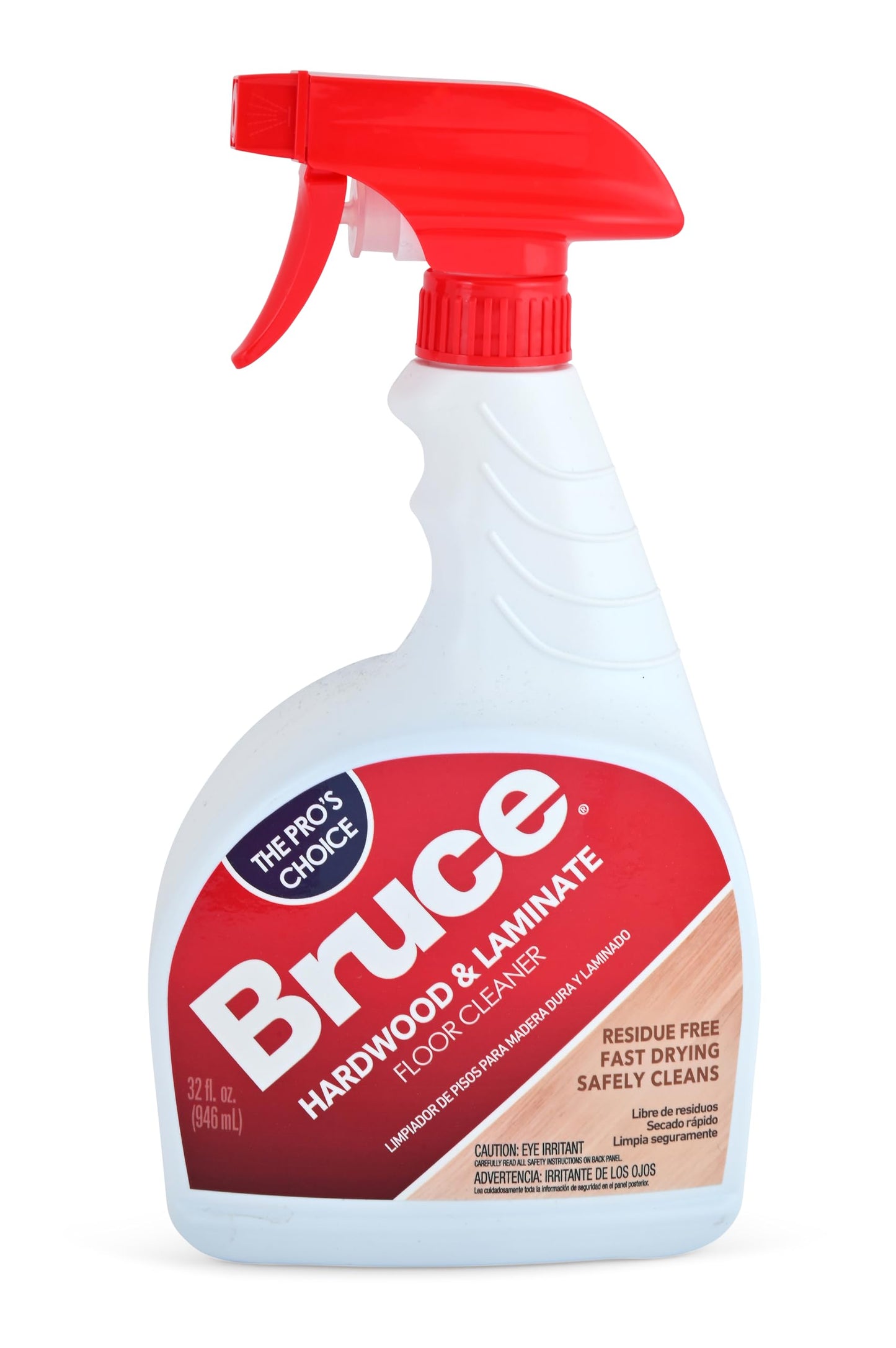Stock Your Home Bruce Hardwood and Laminate Floor Cleaner (2 Pack) Residue Free Floor Cleaner for Mopping, Two 32 oz Spray Bottles Microfiber Cleaning