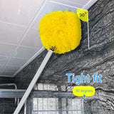 ZRNFC Washable Ceiling Fan Cleaner, Microfiber Duster with Retractable Extension Pole for Cleaning High Ceiling Fans, Furniture, Blinds, Cars
