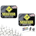 Hangover Helper Mints Fun Party Gag Tin (2 pack) Extra Strength Peppermints Candy Gift Stuffer with 2 GosuToys Stickers