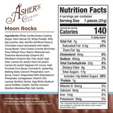 Asher's Chocolate Moon Rocks, Dark Chocolate Mixed with Caramel & Marshmallow, White Confectionery and Cookie Crumbs, Amazing Flavor, Small Batches