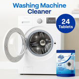 Earth Breeze Washing Machine Cleaner Tablets - 1 Year Supply - Deep Cleans, Removes Odors, Residue & Buildup - Front Load, Top Load & HE Washers
