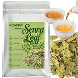 Senna Leaves Tea, Dried Herbal Tea, 100% Natural - 3.53 oz (100g) | Loose Leaf Dried Senna Alexandrina, Non-GMO, Caffeine-Free
