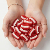 Ceres Gourmet Vampire Teeth Gummy Halloween Candy 2.2 lb (1 kg), Bulk Strawberry Flavored Fun Body Part Shaped Chewy Gummies and Candies, Big Size