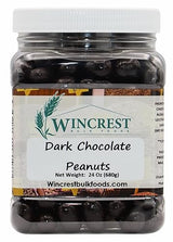 Chocolate Covered Peanuts - 1.25 Lb Tub (Dark Chocolate)