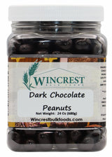 Chocolate Covered Peanuts - 1.25 Lb Tub (Dark Chocolate)