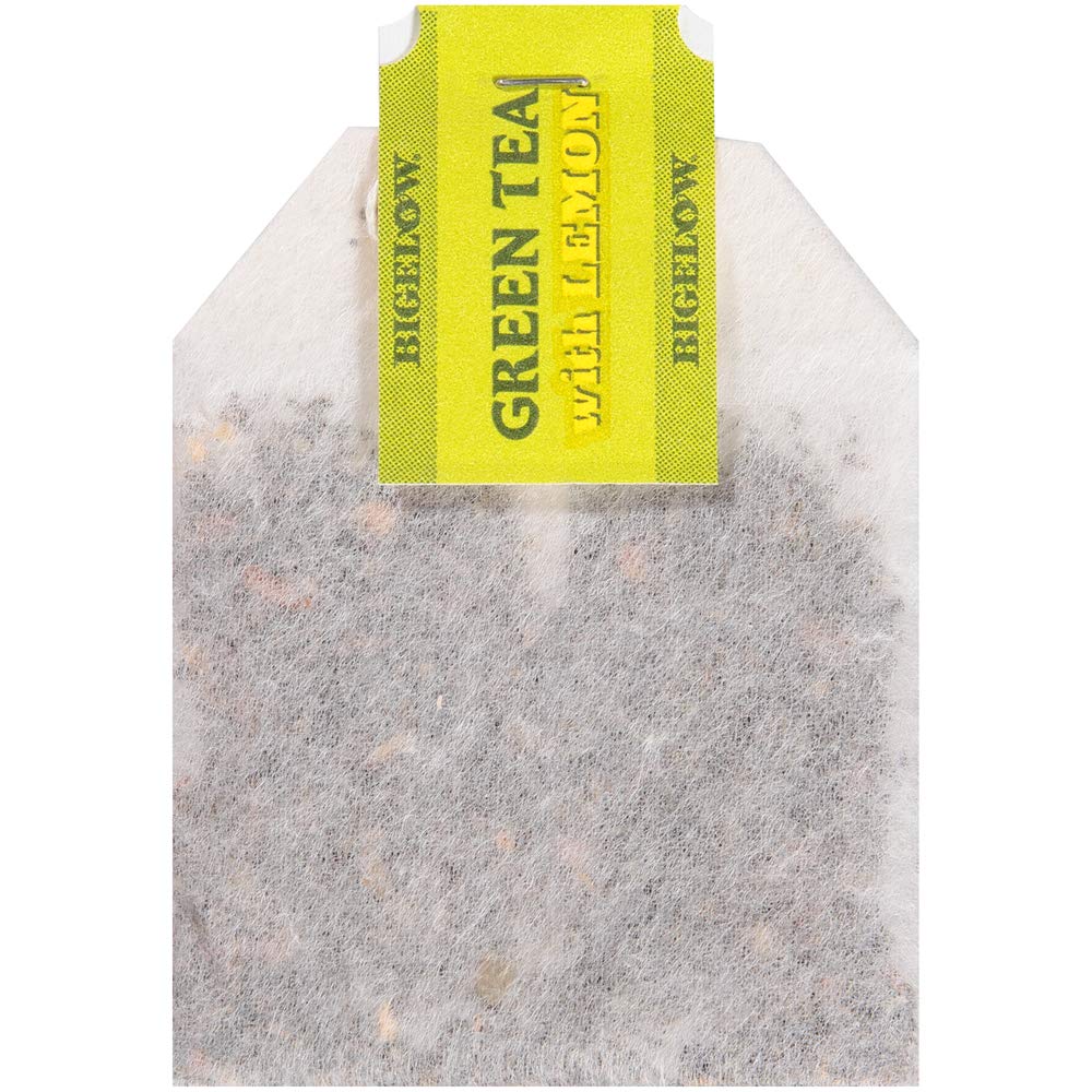 Bigelow Green Tea with Lemon Tea Bags 28-Count Box (Pack of 1) Green Tea Bags with Lemon Peel and Natural Flavors Rich in Antioxidants
