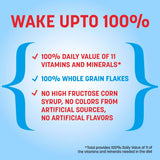 Total Breakfast Cereal, 100% Daily Value of 11 Vitamins and Minerals, Whole Grain Cereal, 16 oz
