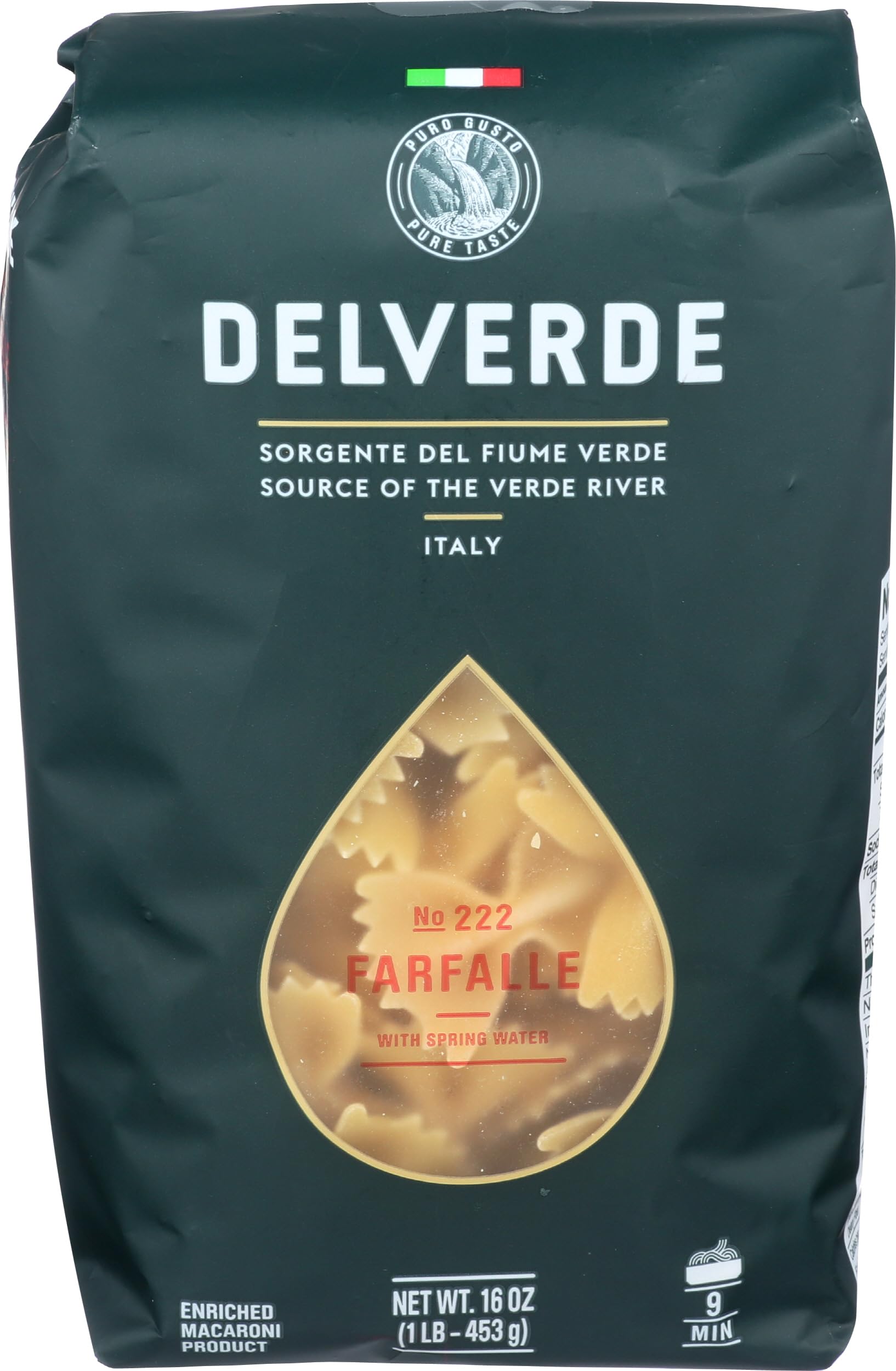 Delverde Farfalle Pasta, 16 OZ