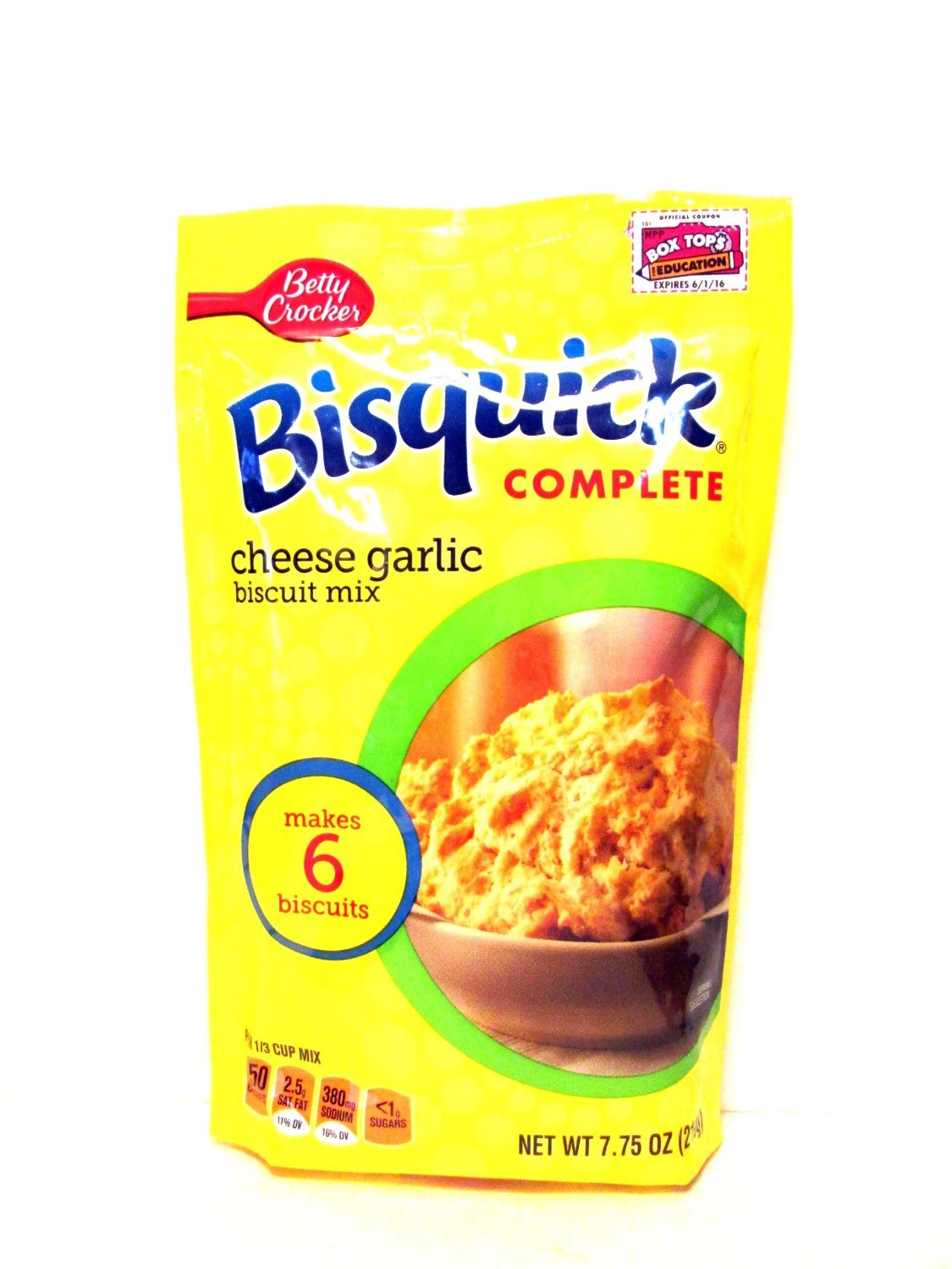 Bisquick Cheese & Garlic Biscuit Mix (Pack of 3) 7.5 oz Size