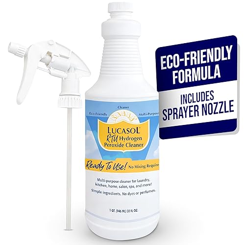 Lucasol Food Grade Hydrogen Peroxide 3% Ready to Use Peroxide Spray - 1 Quart (32 Fl Oz)